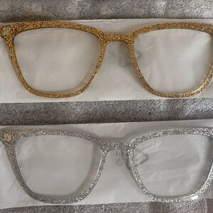 Izzy Pair Eyewear toppers original Pair brand New sparkle Gold & Silver